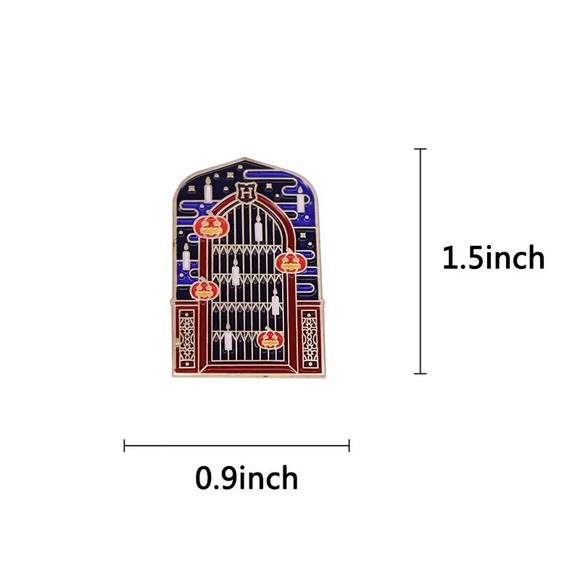 Halloween in the Great Hall Enamel Pin - Picture 4 of 4